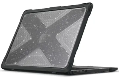 Produktbild von Fintie Hülle Kompatibel mit MacBook Air M5 M4 M3 M2 13.6" (2026-2022) – Transparent(Glitzer)