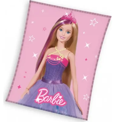 Imagen del producto de Manta polar con estampado de Barbie Princesa, 150x200 cm