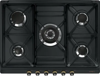 Produktbild von Smeg SR775AO Einbau-Gaskochfeld, 5 Brenner, anthrazit