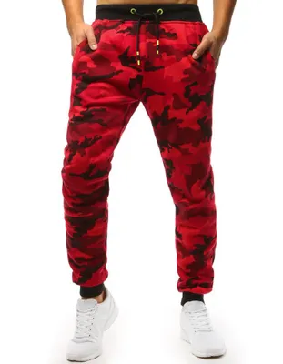 Obrázek produktu pro Dstreet Pánské kalhoty joggers Hu červená L