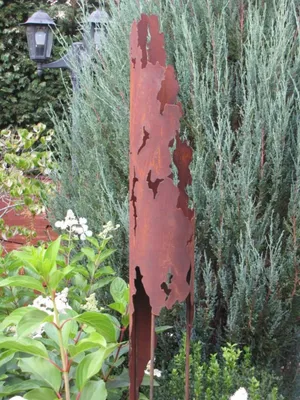 Produktbild von Edelrost Gartenstab Fackel Selvatica 150 cm