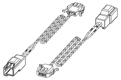 Image de Kit de câbles de raccordement Audiotec Fischer HELIX CWK TES3.W-225PC pour Tesla