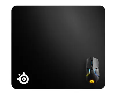 Produktbild von Steelseries QcK Heavy Medium, Schwarz, Einfarbig, Stoff, Anti-Rutsch-Basis, Gaming-Mauspad