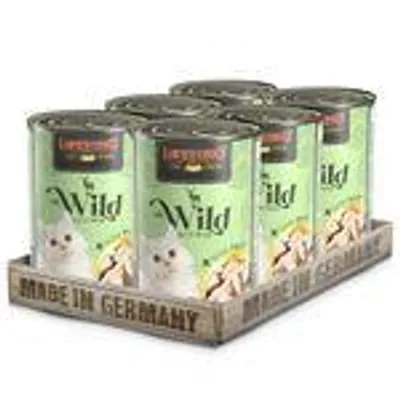 Image de LEONARDO Nourriture humide pour chats avec gibier & filet extra 6x400g