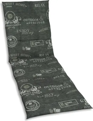 Produktbild von GO-DE Textil, Liegenauflage, Stempel anthrazit 15213-05