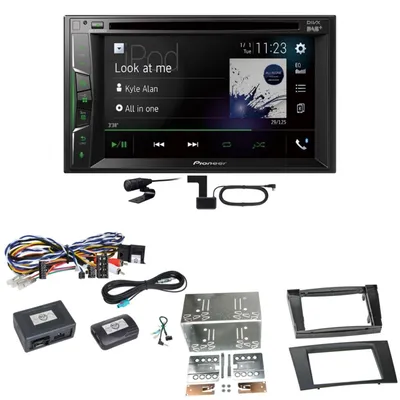 Produktbild von Pioneer AVH-A3200DAB Bluetooth DAB CD Einbauset für Mercedes W211 CLS W219
