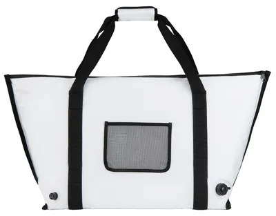 Image de Sac isotherme COSTWAY pour poissons, sac de transport pour poissons pêchés, sac de pêche portable et étanche gardant la glace au frais pendant plus de 24 heures, 98 x 46 x 50 cm