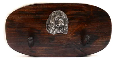 Immagine prodotto di Cavalier King Charles Spaniel - espositore per accessori, espositore per medaglie per cani, ganci per chiavi di Art-Dog
