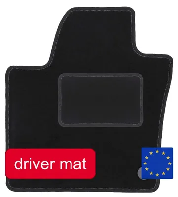Image de Tapis de conducteur, matériaux résistants, coupe et design précis, gris