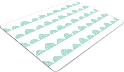 Produktbild von Stuhlunterlage Bürostuhlunterlage 120 cm x 90 cm Bodenmatte Bürostuhlunterlage - Grüne Hügel