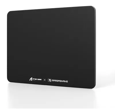 Image de Tapis de souris gaming en verre trempé, ultra-lisse, dimensions 410x310 mm, couleur noire