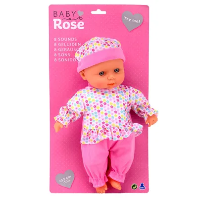 Produktbild von Baby Rose Babyrose Puppe +/- 30 cm. 27443