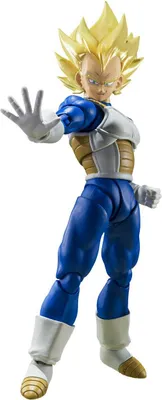 Zdjęcie produktu dla Dragon Ball Z S.H. Figuarts Actionfigur Super Saiyan Vegeta (Awakened Super Saiyan Blood) 14 cm