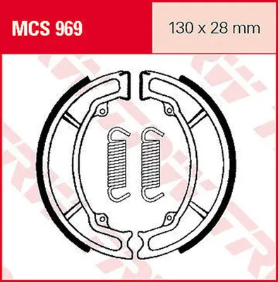 Immagine prodotto di TRW Ganasce freno Trw Organ. Mcs 969