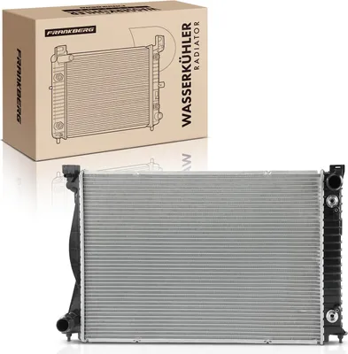 Imagen del producto de Radiador de agua, radiador del motor, compatible con Renault Clio II (furgoneta/hatchback) y Kangoo