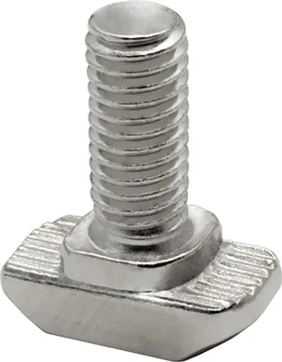 Produktbild von Edelstahl Hammerschraube T-Schraube M6 16mm Nut 8 für Aluprofil 30-er 1 Stück