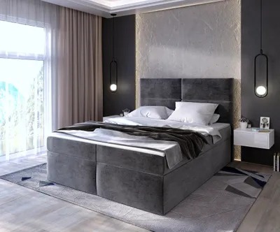 Produktbild von Kontinentalbett EMMA mit Taschenmatratze 180x200 cm Jasmine 96 mit Topper