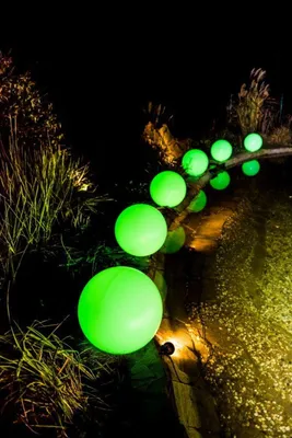 Image de Design Boule Lumineux Lampe Boule Extérieur Eclairage Jardin 50 cm Nouveau