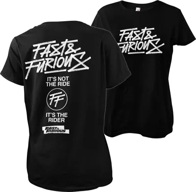 Produktbild von Fast & Furious Rider Girly Tee - X-Large - Black