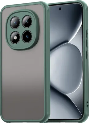 Obrázek produktu pro Pouzdro pro Xiaomi Redmi Note 15 Plus / Xiaomi Poco M8 - Zadní kryt Phonesta AirFrost Poloprůhledné - Matné zelené