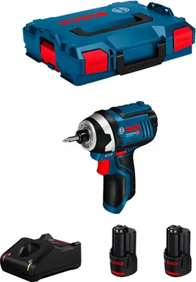 Produktbild von Drehschlagschrauber BOSCH GDR 12V-105 (2 x 3,0 Ah + GAL12V-40 + L-Boxx 102)