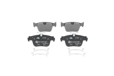 Produktbild von ATE Bremsbeläge Satz Hinten für VW Golf VIII Schrägheck (CD1) 13.0470-7355.2