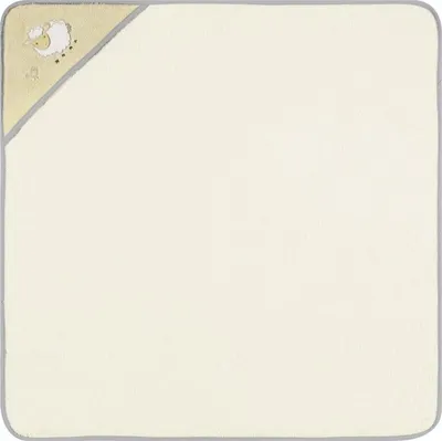Produktbild von Egeria Baby Kapuzentuch Sheep l Größe 100x100 cm l Farbe 155 Ivory l Reine Baumwolle