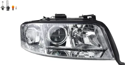 Produktbild von Scheinwerfer passend für Audi A6 4B 10/99- 07/01 Rechts Leuchtmittel 4B0941030Q Johns