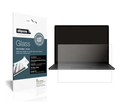 Produktbild von 2x Schutzfolie für Microsoft Surface 4 13.5 Zoll matt - Anti-Shock 9H Folie dipos Glass Kunststoffglas