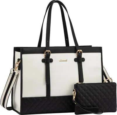 Produktbild von Modische Laptoptasche 15,6 Zoll Damen Arbeit Uni Büro Tote