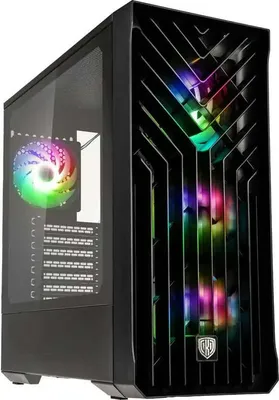 Zdjęcie produktu dla Kolink UNITY CASCADE ARGB, Midi Tower, PC, Czarny, ATX, EATX, micro ATX, Mini-ITX, Stal, Szkło hartowane, Gaming