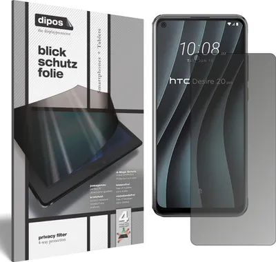 Produktbild von Blickschutzfolie für HTC Desire 20 Pro matt Schutzfolie Folie Display Schutz dipos