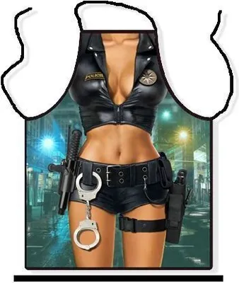 Obrázek produktu pro Zástěra - Sexy policistka - univerzální velikost