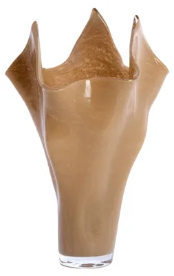 Productafbeelding van Light&living Vaas, diameter 22 cm, hoogte 40 cm, AIORA glas, melkbeige