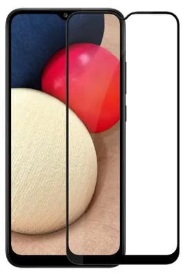 A screen protector is shown on top of a smartphone.
