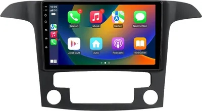 Produktbild von Android Autoradio 9 Zoll 64GB für Ford S-Max 2007-2015 CarPlay Android Auto Navi Bluetooth DAB+ Rückfahrkamera