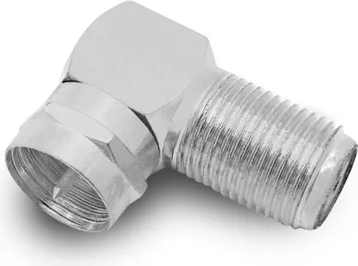 Produktbild von ARLI 100x Sat F-Winkelstecker – 90° Winkeladapter F-Kupplung auf F-Stecker für Koaxkabel SAT Receiver LNB