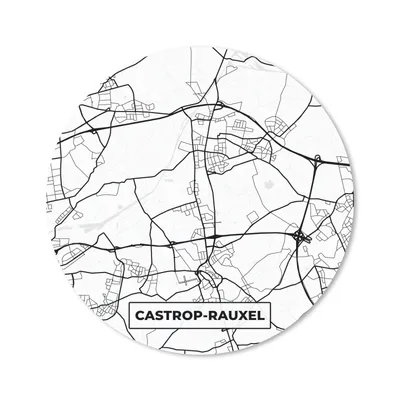 Produktbild von MuchoWow® Mauspad Mousepad Stadtplan - Castrop-Rauxel - Stadtplan 30x30 cm - Mousepads - Maus Mat - Pad - Mausunterlage - Tischunterlage - Schreibtischmatten