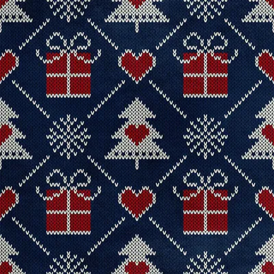 Produktbild von Royal Samt Stoff Polyester Zum Nähen - Motiv Weihnachtssymbole