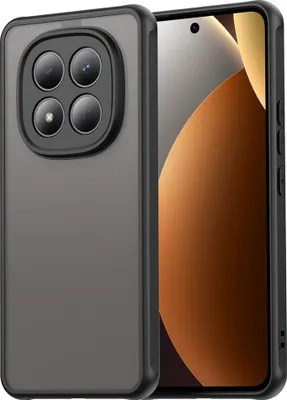 Produktbild von Xiaomi Redmi Note 15 Pro 5G Hülle - Coverup Mattes Transparentes Back Cover mit Kameraschutz - Schwarz