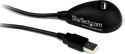 Obrázek produktu pro StarTech.com USBEXTAA5DSK, 1,5 m, USB A, USB A, USB 2.0, 0,48 Gbit/s, Černá