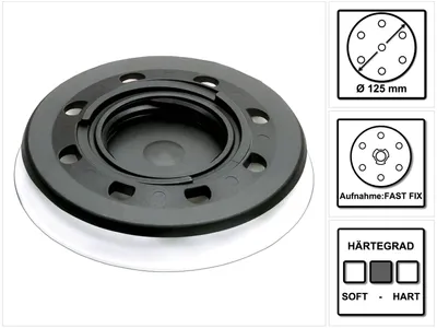 Obrázok produktu pre FESTOOL StickFix brúsny kotúč 125 mm soft Fastfix
