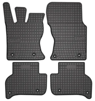 Imagen del producto de Alfombrillas de goma para Jaguar XE desde 2015 (sedán) – juego de 4 piezas, negras, a medida – Wielganizator SolidPRO