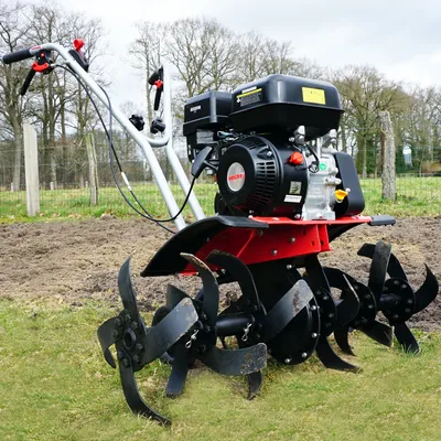 Produktbild von HECHT 785 Motorhacke Benzin | 32-84 cm Arbeitsbreite | 32 cm Arbeitstiefe | 6,5 PS | 4,5 kW | 196 cm³
