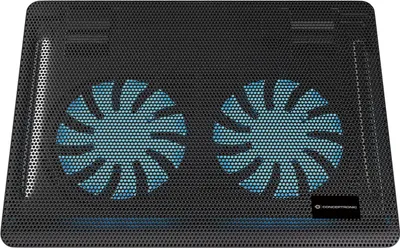 Produktbild von CONCEPTRONIC 2-Fan USB-A2.0 Laptop-Kühlpad 3Kg 15.6" sw
