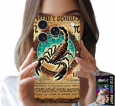Image de Etui Do Iphone 17 Pro - Skorpion Znak Zodiaku Astronomia + Folia