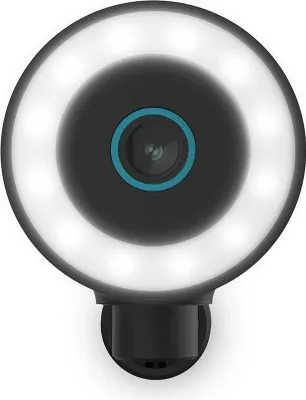 Produktbild von Nedis SmartLife Außenkamera - Spotlight - 4K / 3840x2160 - IP65 - Cloud Storage (optional) / microSD (not enthalten) / Onvif - 5 V DC - Bewegungssensor - Nachtsicht - Schwarz