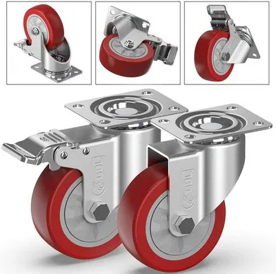 Produktbild von Lastwagen-Sicherung mit Doppelbremsen und Schraubentechnik - Durchmesser 100 mm bis 600 kg - 4 Einheiten
