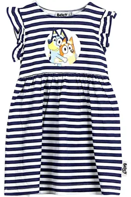 Produktbild von Sommerkleid Bluey gestreift Dunkelblau 98 cm