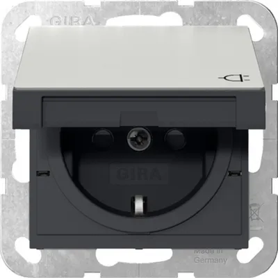 Image de Gira Prise de courant SCHUKO. KD + SH 4414600
